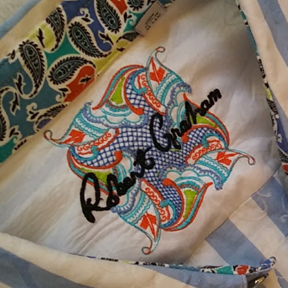 Robert Graham embroidered cuff shirt - Picture 3 of 8